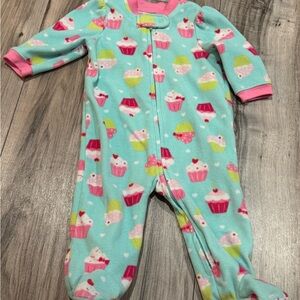 Cupcake Print Baby Onesie